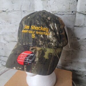 Camouflage Jim Shockey Desert Golf Shootout Series Hat Cap Hunting Embroidered